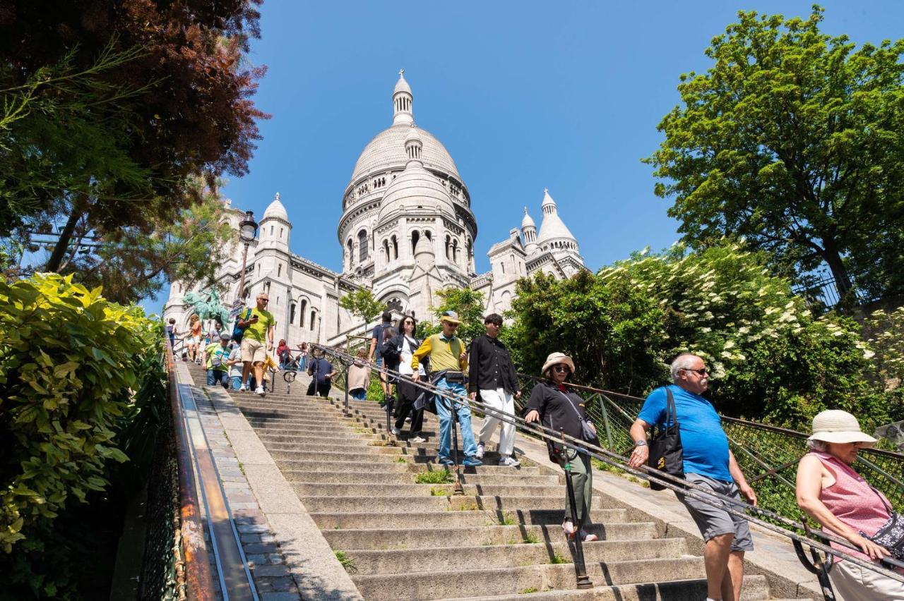 In Front Of The Sacre Coeur - 2 Bedrooms With Elevator Parijs Buitenkant foto
